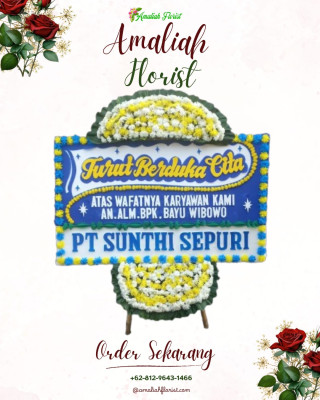 Papan Bunga Duka di Tanjung Bunga