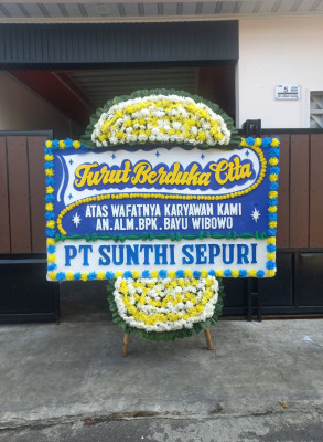 Papan Bunga Duka di Tanjung Bunga